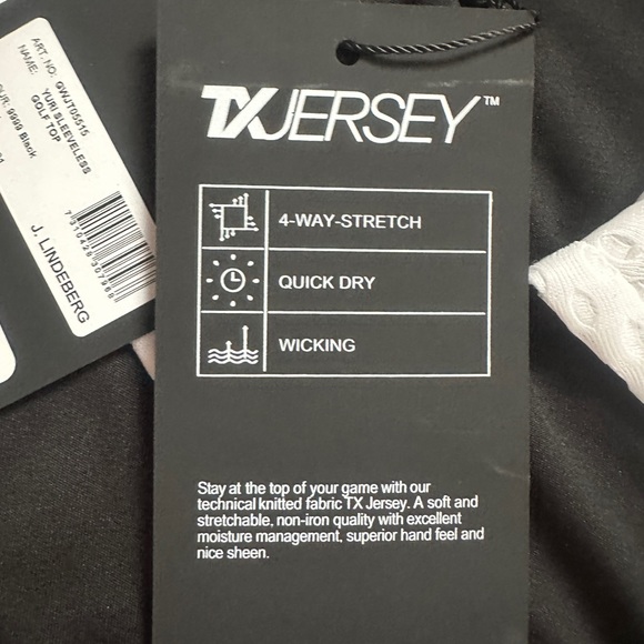 J LINDEBERG Yuri Sleeveless Polo Shirt. NWT sz Large (155) - Picture 4 of 9